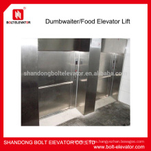 Manual de alimentos ascensor mini dumbwaiter moderno dumbwaiter